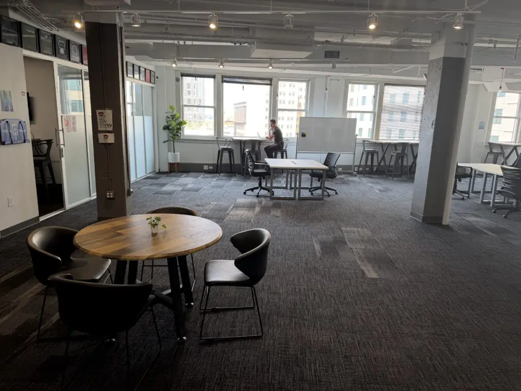 Photo of Geekdom Office Empty Mid-Day