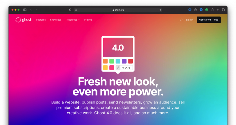 Ghost 4.0 Update Gives a Self-Hosted Substack Alternative