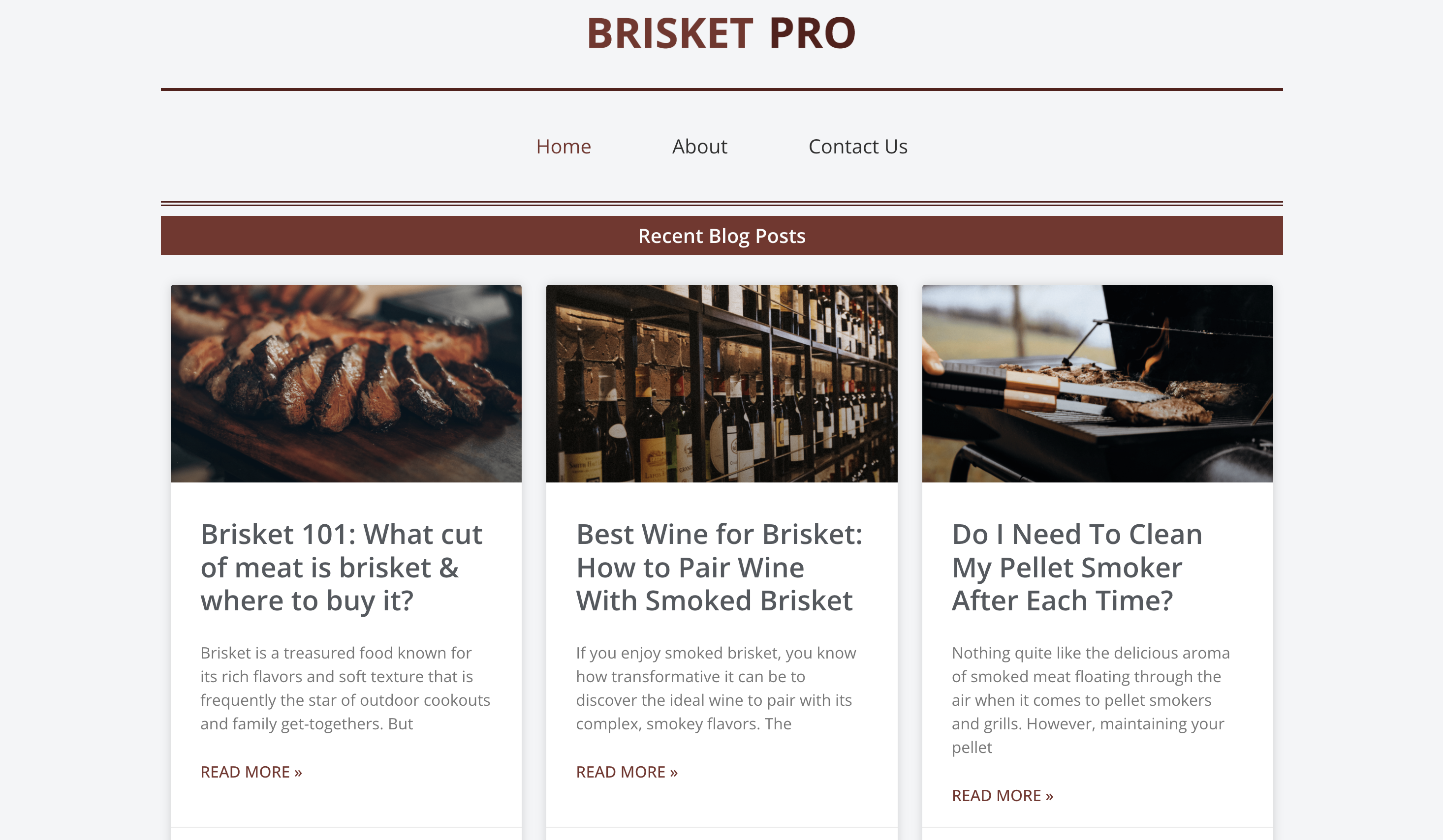 Brisket Pro Website