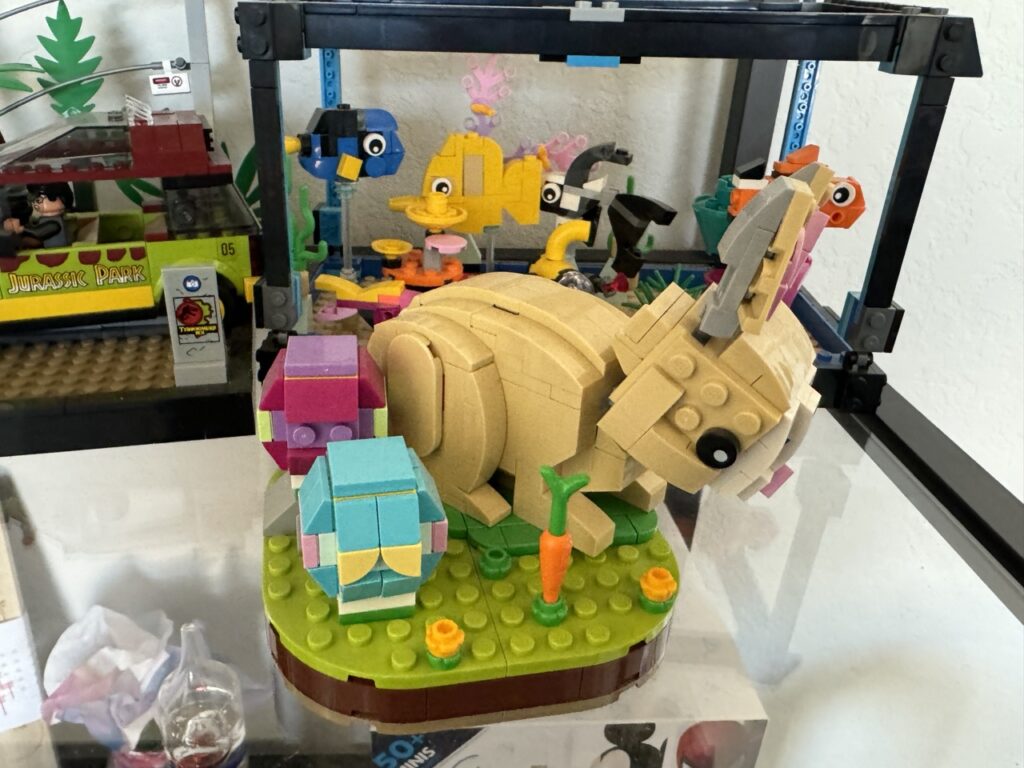 Easter Bunny Lego Set Built