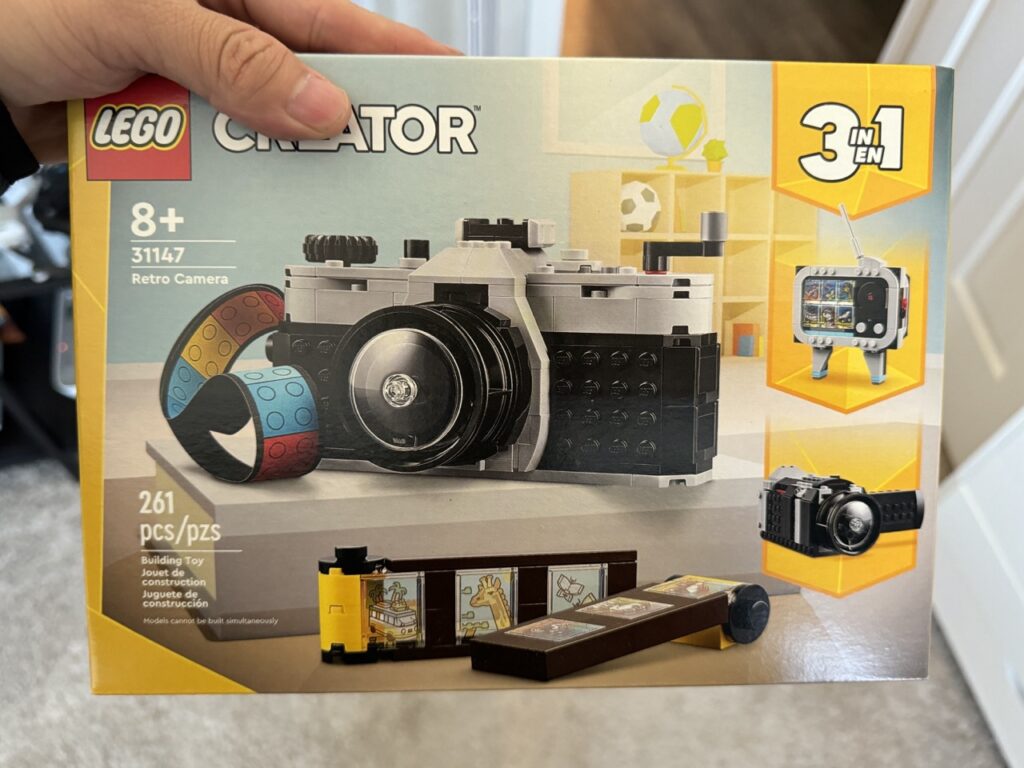 Lego Retro Camera Set in the Box